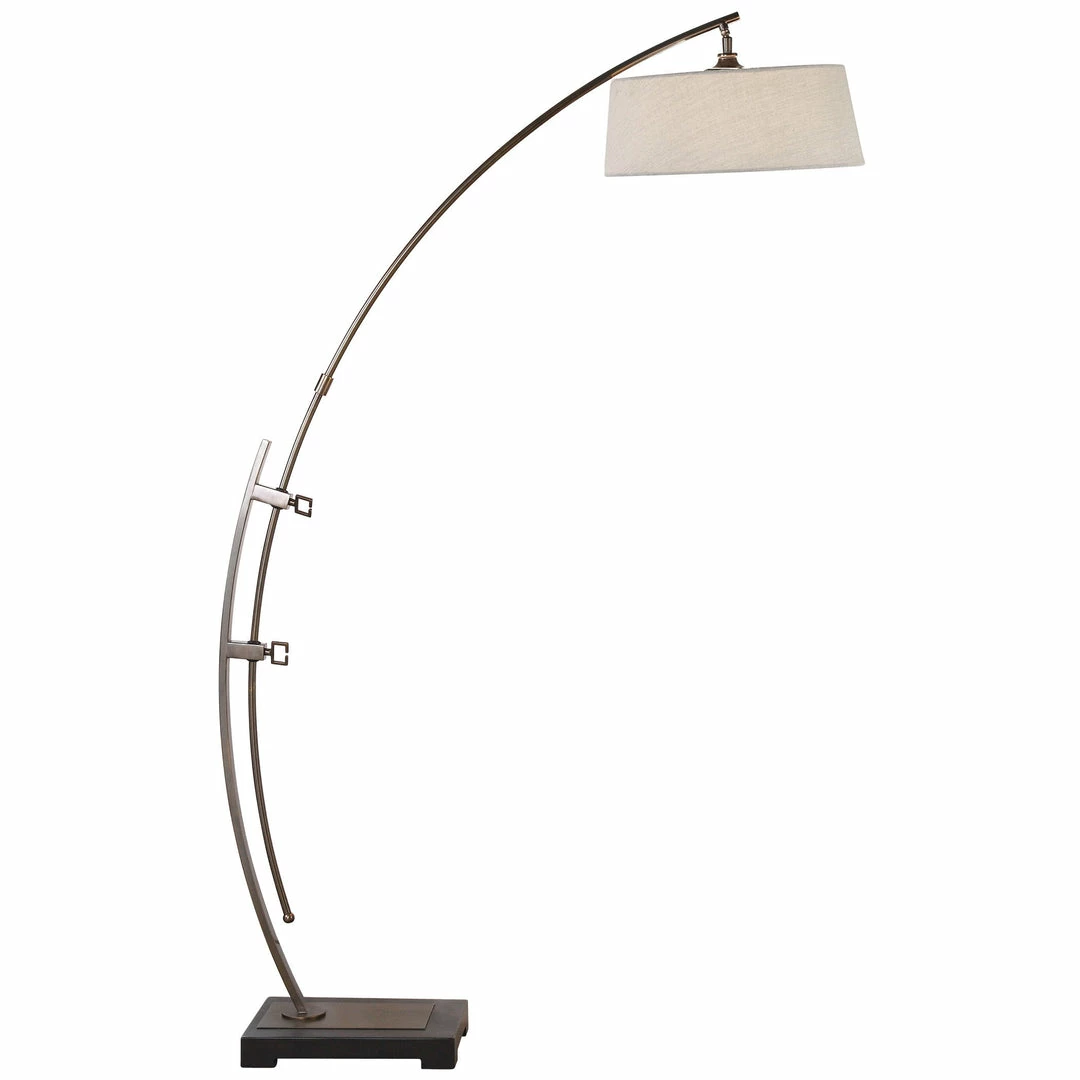 Discount ๐ Uttermost Calogero Bronze Arc Floor Lamp ๐ 3 Uttermost Calogero Bronze Arc Floor Lamp