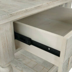 Ashley Furniture Shawnalore - Whitewash - Rectangular End Table