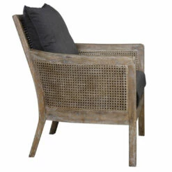 Chairs Uttermost Encore Dark Gray Armchair