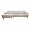 Moe's Home Collection Corey Sectional Beige Right