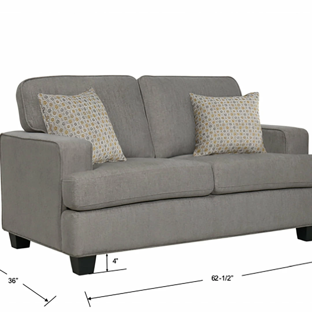 Budget 👍 Emerald Home Carter Loveseat, Gray 😉 7 Emerald Home Carter Loveseat, Gray
