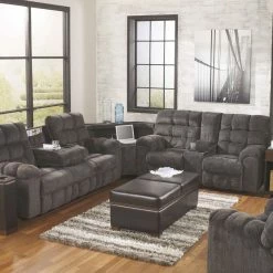 Ashley Furniture Acieona - Slate - Swivel Rocker Recliner Reclining Furniture