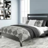 Signature Design By Ashley® Finch - Black/brown - Queen Panel Platform Bed