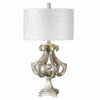 Accessories Uttermost Vinadio Distressed Silver Table Lamp