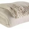 Ashley Furniture Accessories Haiden - Ivory/taupe - Throw (3/cs)