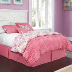 Budget 🔥 Ashley Furniture Kaslyn - White - Queen Panel Headboard ⭐ 7 Ashley Furniture Kaslyn - White - Queen Panel Headboard