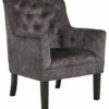 Ashley Furniture Drakelle - Charcoal Gray - Accent Chair Chairs