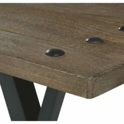 Ashley Furniture Tables Haffenburg - Medium Brown - Rectangular Cocktail Table