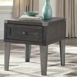 Promo 💯 Ashley Furniture Tables Todoe - Gray Dark - Rectangular End Table 🔔 22 Ashley Furniture Tables Todoe - Gray Dark - Rectangular End Table