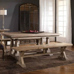 Uttermost Stratford Salvaged Wood Bench Benches