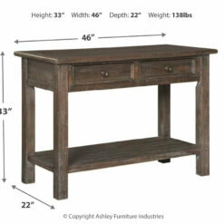 Budget 🎉 Ashley Furniture Tables Wyndahl - Rustic Brown - Sofa Table 🥰 9 Ashley Furniture Tables Wyndahl - Rustic Brown - Sofa Table