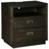 Ashley Furniture Hyndell - Brown Dark - Two Drawer Night Stand
