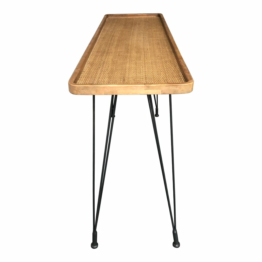 Best Sale ๐ Moe's Home Collection Tables Rollo Rattan Console Table ๐ 6 Moe's Home Collection Tables Rollo Rattan Console Table