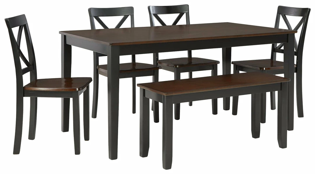 Budget 🔔 Ashley Furniture Dining Room Sets Larsondale - Brown/black - Dining Room Table Set (6/cn) 🔥 3 Ashley Furniture Dining Room Sets Larsondale - Brown/black - Dining Room Table Set (6/cn)