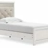 Deals ❤️ Signature Design By Ashley® Altyra - White - Panel Bed 🤩 2 Signature Design By Ashley® Altyra - White - Panel Bed
