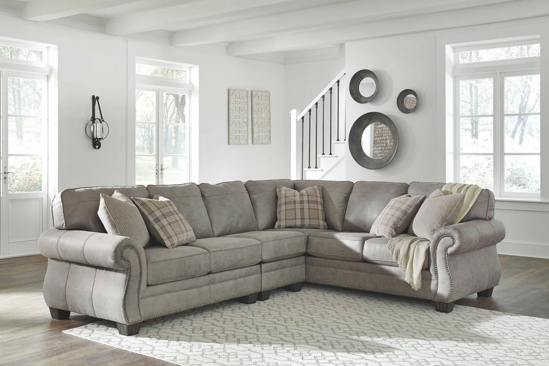 Budget 🤩 Signature Design By Ashley® Sectionals Olsberg - Left Arm Facing Sofa With Corner Wedge, Armless Chair, Right Arm Facing Loveseat Sectional 😀 5 Signature Design By Ashley® Sectionals Olsberg - Left Arm Facing Sofa With Corner Wedge, Armless Chair, Right Arm Facing Loveseat Sectional