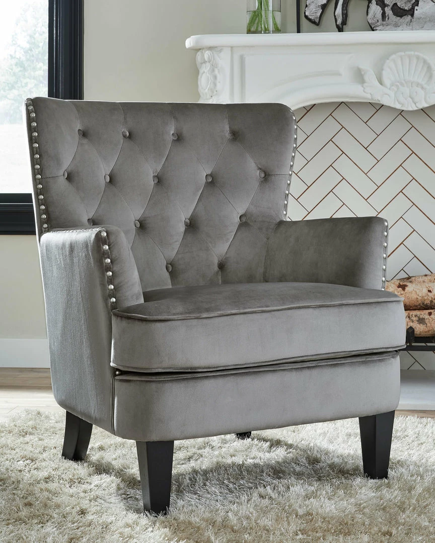 Best reviews of ๐ Ashley Furniture Romansque - Gray - Accent Chair - Velvety ๐ฅ 5 Ashley Furniture Romansque - Gray - Accent Chair - Velvety
