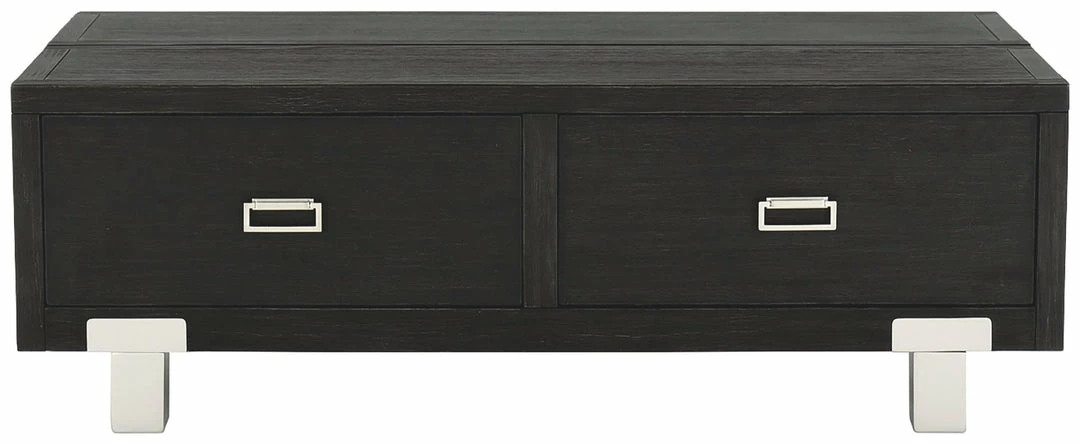 Outlet โ Ashley Furniture Tables Chisago - Black/silver - Lift Top Cocktail Table ๐ 6 Ashley Furniture Tables Chisago - Black/silver - Lift Top Cocktail Table