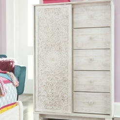 Signature Design By Ashley® Paxberry – Compatible Dresser, Mirror, Panel Bed