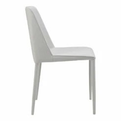 Moe's Home Collection Chairs Nora Fabric Dining Chair White-m2