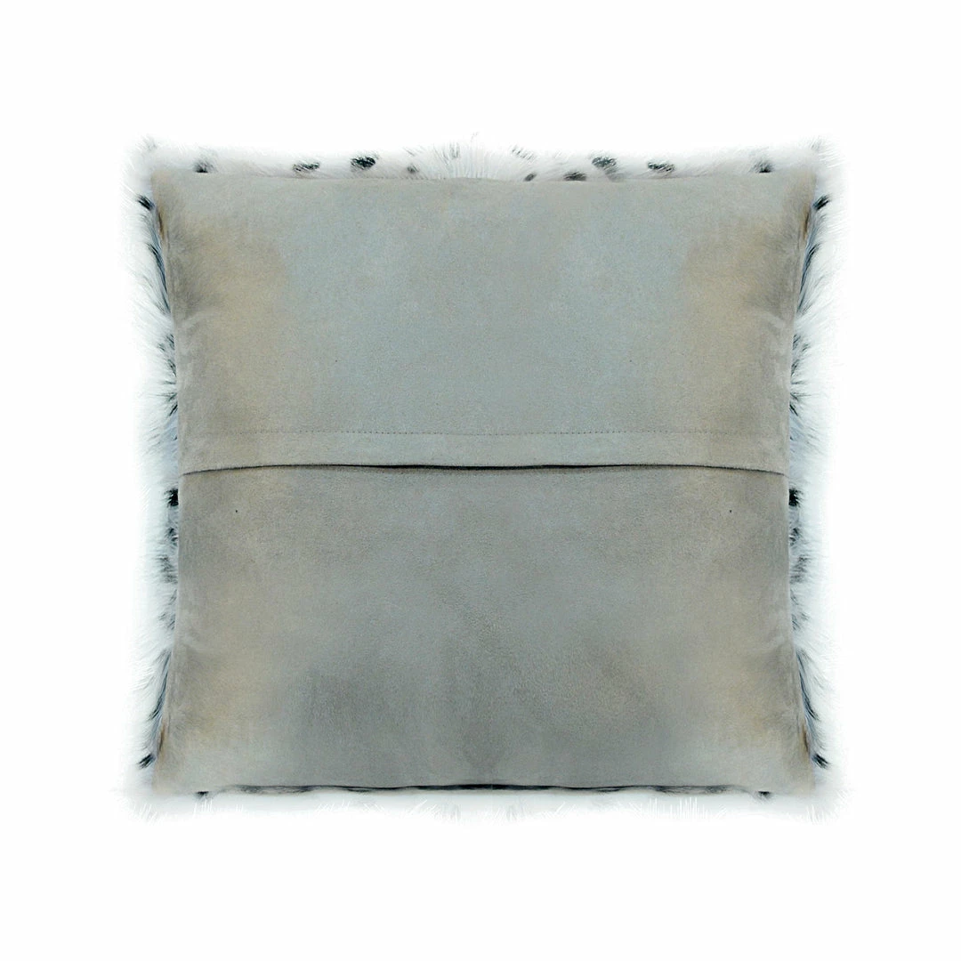 Best Pirce 🌟 Moe's Home Collection Spotted Goat Fur Pillow Light Grey 🔔 4 Moe's Home Collection Spotted Goat Fur Pillow Light Grey