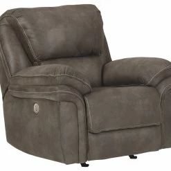 Ashley Furniture Trementon - Graphite - Power Rocker Recliner Reclining Furniture