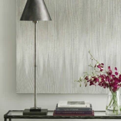 Ashley Furniture Belldunn - Antique Pewter Finish - Metal Table Lamp (1/cn) - Buffet Lamp Accessories