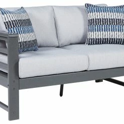 Signature Design By Ashley® Amora - Charcoal Gray - Loveseat W/cushion