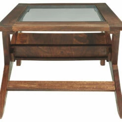 Ashley Furniture Charzine - Warm Brown - Rectangular Cocktail Table