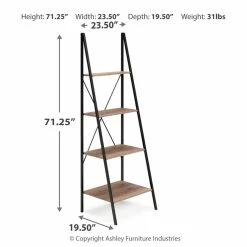 Ashley Furniture Bertmond - Light Brown/black - Bookcase Bookcases