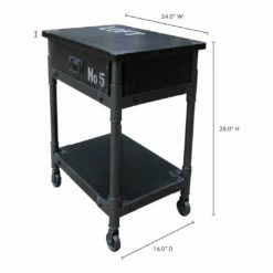 New ๐คฉ Moe's Home Collection Cabinets Soho 1 Drawer Cabinet Black ๐ 10 Moe's Home Collection Cabinets Soho 1 Drawer Cabinet Black