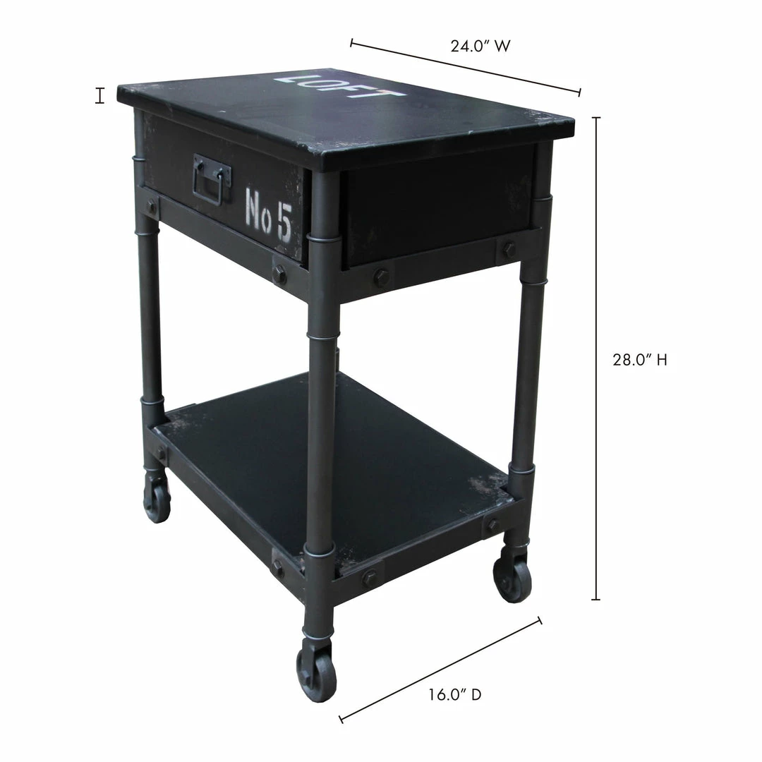 New ๐คฉ Moe's Home Collection Cabinets Soho 1 Drawer Cabinet Black ๐ 6 Moe's Home Collection Cabinets Soho 1 Drawer Cabinet Black