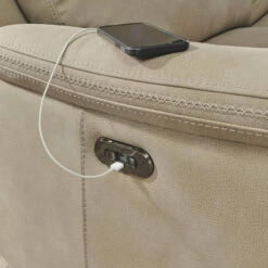 Signature Design By Ashley® Next-Gen DuraPella - 2 Seat Power Recliner Sofa Adjustable Headrest, Power Reclining Loveseat With CON/Adjustable Headrest, Cocktail & 2 End Tables Living Room Sets