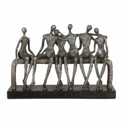 Uttermost Camaraderie Aged Silver Figurine Table Decor