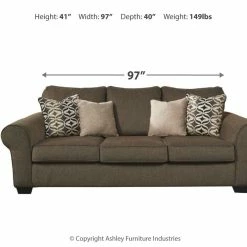 Ashley Furniture Sofas Nesso - Walnut - Sofa
