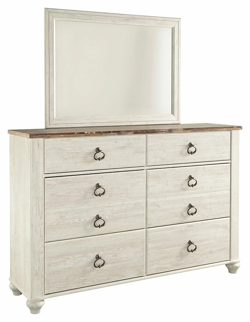 Discount ๐ Ashley Furniture Willowton - Attractive - ๐ Dresser, Mirror ๐ Dressers โญ 15 Ashley Furniture Willowton - Attractive - Dresser, Mirror Dressers