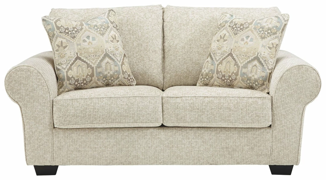 Hot Sale 👍 Ashley Furniture Haisley - Ivory - Loveseat Loveseats ✔️ 7 Ashley Furniture Haisley - Ivory - Loveseat Loveseats