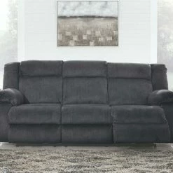 Ashley Furniture Burkner - Marine - Reclining Power Sofa