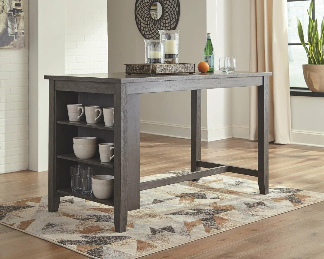 Best deal ✔️ Signature Design By Ashley® Dining Room Sets Caitbrook - Dark Gray - Rectangular Dining Room Counter Table, 2 Upholstered Stools, 2 Upholstered Barstools 🌟 9 Signature Design By Ashley® Dining Room Sets Caitbrook - Dark Gray - Rectangular Dining Room Counter Table, 2 Upholstered Stools, 2 Upholstered Barstools