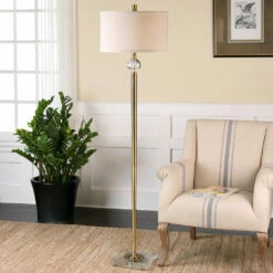 Uttermost Mesita Brass Floor Lamp Accessories