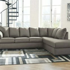 Signature Design By Ashley® Sectionals Darcy - Left Arm Facing Corner Chaise, Right Arm Facing Sofa Sectional