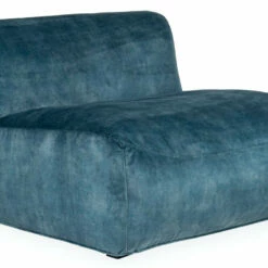 Moe's Home Collection Fireside Chair Azure