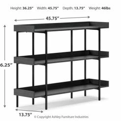 Hot Sale ๐ฅ Ashley Furniture Yarlow - Black - Bookshelf Bookcases ๐ 18 Ashley Furniture Yarlow - Black - Bookshelf Bookcases