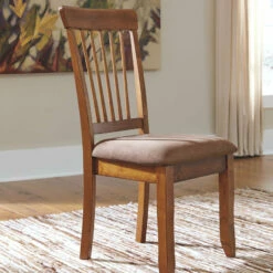 Ashley® Berringer - Rustic Ultimate Best In Class Dining UPH Side Chair (2/CN) Chairs