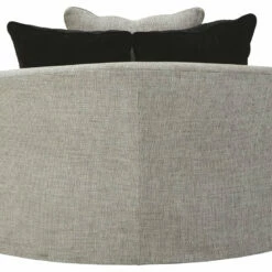 Ashley Furniture Megginson - Storm - Oversized Round Swivel Chair