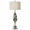 Uttermost Luma Metallic Silver Lamp