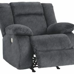Ashley Furniture Burkner - Marine - Power Rocker Recliner Reclining Furniture