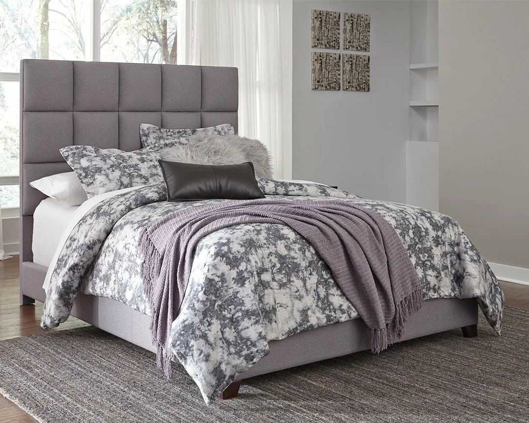 Best Pirce 👍 Ashley Furniture Dolante - Square Biscuit Tufting - Upholstered Beds 🔥 8 Ashley Furniture Dolante - Square Biscuit Tufting - Upholstered Beds