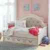 Signature Design By Ashley® Beds Realyn - Chipped White - Twin Day Bed With Storage