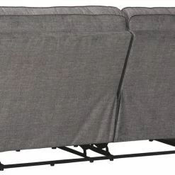 Ashley Furniture Reclining Furniture Coombs - Charcoal - 2 Seat Reclining Power Sofa